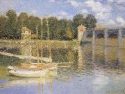 Claude Monet The Bridge at Argenteujil Germany oil painting artist
